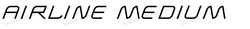 Airline Medium字体转换